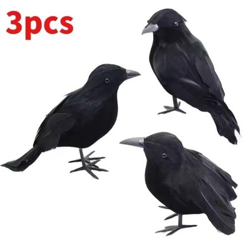 Realistic artificial crows - artificial,
