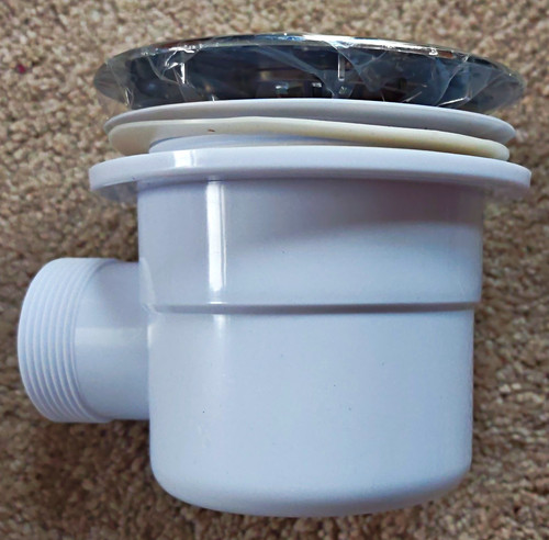 Aica 90mm fast flow waste - 90mm, trap