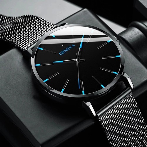 Mens watches black - black, red