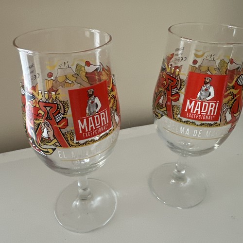 Brand new madri beer - beer, glass