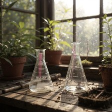 ULAB Scientific Glass Erlenmeyer Flasks, 2 Sizes  500ml & 1000ml