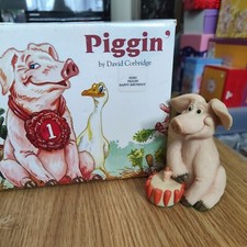 Piggin Happy Birthday By David Corbridge 1995 VGC Boxed  Pig Collectables 