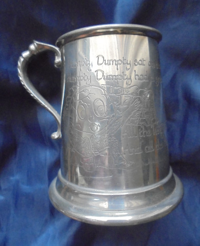 Humpty dumpty pewter child - dumpty,