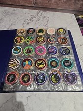 Large Pog Collection Around 250 Pogs And Binder 