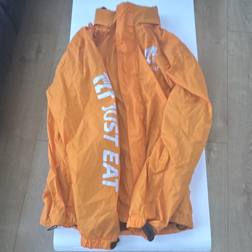 Just eat men orange hooded - just,