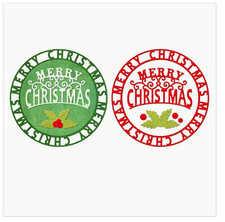 Merry Christmas Circle -