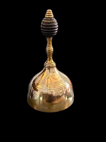 1940s brass counter bell - brass,