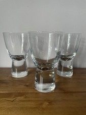 Rare Telstar Red Wine Glasses By Freuds Of London FREVD X3