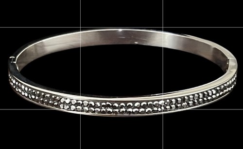 Coeur lion hinged bangle - lion,