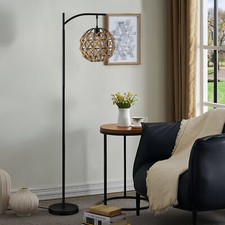 Tall Vintage Metal Floor Lamp