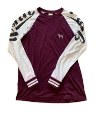 Victoria’s Secret pink XSmall Long Sleeve T-shirt Bling Womens Dog