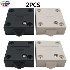2 x Cabinet Door Wardrobe Cupboard Push To Break Light Switch 2 Amp