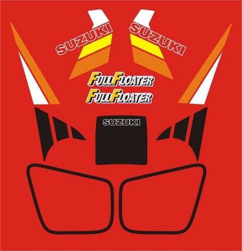 Suzuki ts50x ts80x decal kit - &,