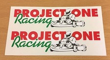 PROJECT ONE Racing Stickers -