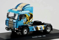 HACHETTE/IXO 1/43 1990 SCANIA 143M TRUCK CAB IN BLUE "THE GRIFFIN" SCHEME