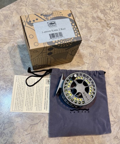 Lamson konic fly - fly, reel