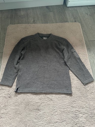 Weird fish mens grey knit - fish,