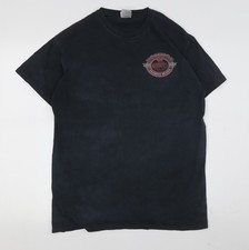 Hooters Men's Black Biker