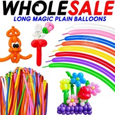 MAGIC Long Modelling Balloons Latex Plain Balons 260Q Twisting Magic Baloons UK