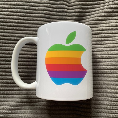 Retro apple 1977 colour - colour, logo