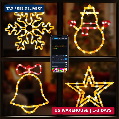 4pack christmas window - 4pack-christmas,
