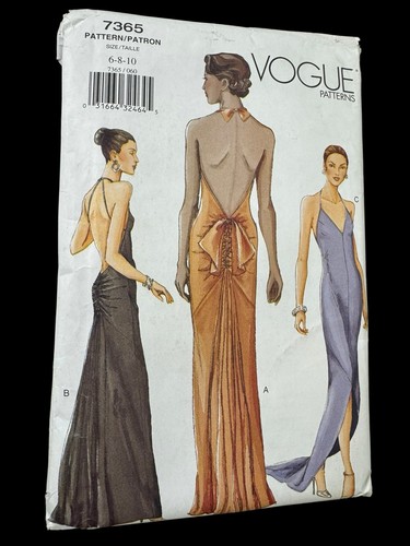 Vogue pattern 7365 formal red - vogue,