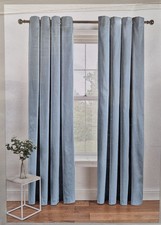 George Plain Eyelet Curtains