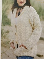 Knitting Pattern Ladies Aran