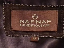 NAFNAF Chesnut Brown Sued Coat  Size S