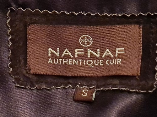 Nafnaf chesnut brown sued coat - brown,