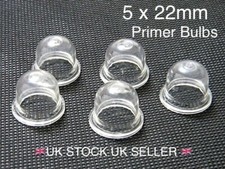 5 x  PETROL FUEL PRIMER BULB FOR STRIMMERS HEDGE TRIMMER CHAINSAWS 22mm.✅