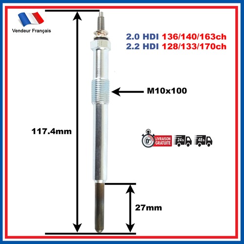 Glow plug for - s40, v50