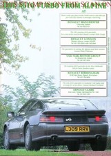 RENAULT Alpine 'A610 Turbo' Motor Car ADVERT : Original 1993 Print Ad 705/25