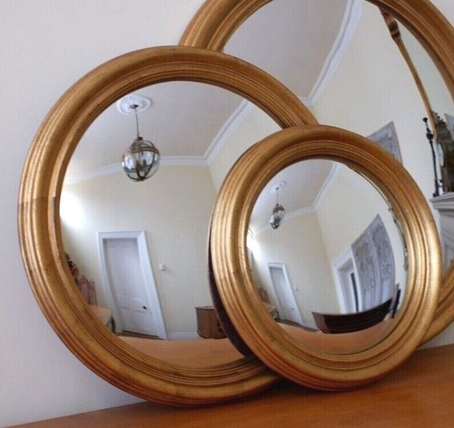 New gold convex rustic round - rustic,