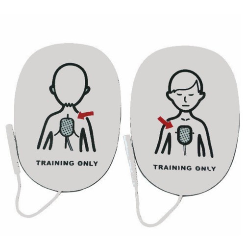 Child aed training pads - child, item#