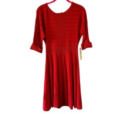 NWT Eliza J Red Knit Dress