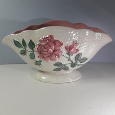 Maling Lustre Ware Vase Roses