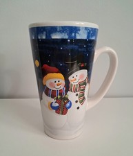Tall Snowman Hot Chocolate Mug