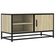 TV Cabinet TV Stand Media Cabinet TV Unit Engineered Wood and Metal vidaXL