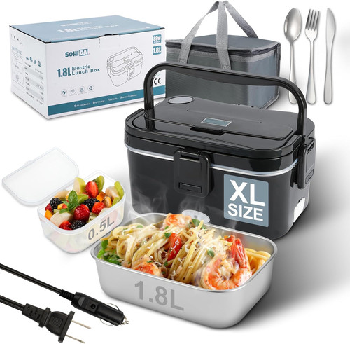 Heated lunch box for - lunch,