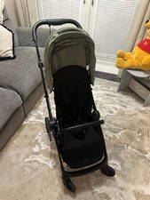 Mamas & Papas Airo Pram / Stroller, in Green Eucalyptus cabin approved)