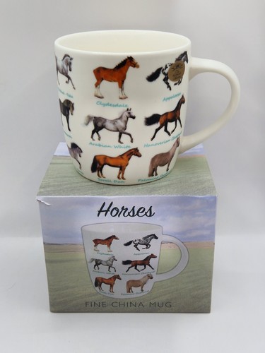 Horses fine china mug the - fine,