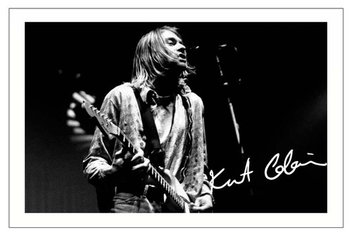 Kurt cobain signed autograph - kurt,