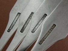 4 Early Coin Silver Spoons