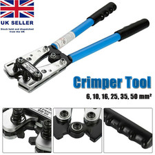 Terminal Crimper Crimping Plier Tool Battery Cable Wire Copper Lug Insulated UK