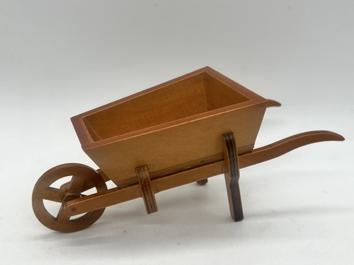 Dolls house wooden wheelbarrow