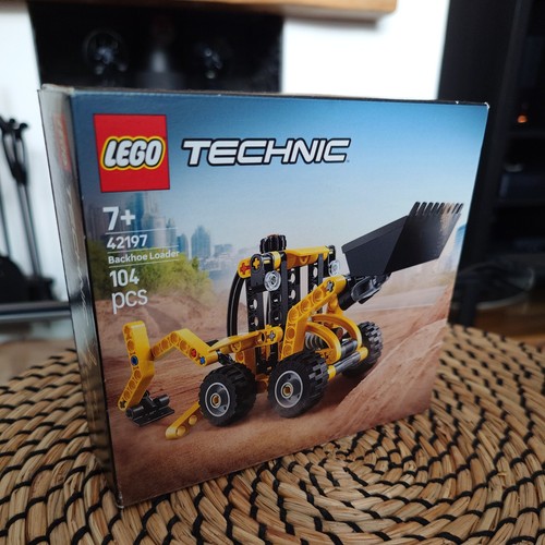 Lego technic backhoe loader - lego,