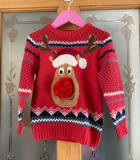 NEXT CHRISTMAS JUMPER  Red