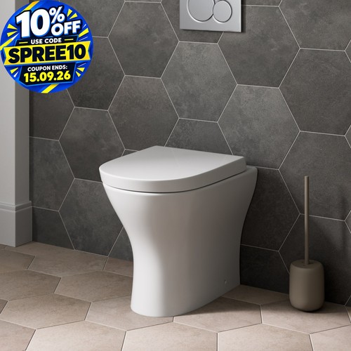 Back wall toilet btw modern - to,
