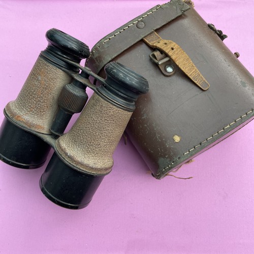 Antique binoculars case - binoculars, in